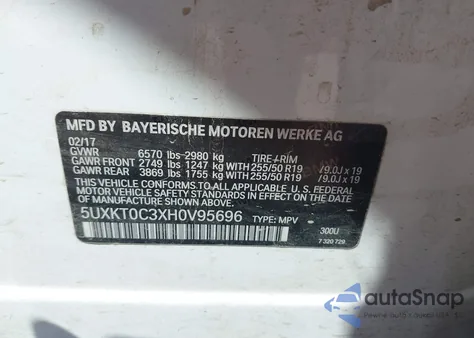 2017 BMW X5 Edrive xDrive40E Iperformance from USA, damaged, VIN 5UXKT0C3XH0V95696